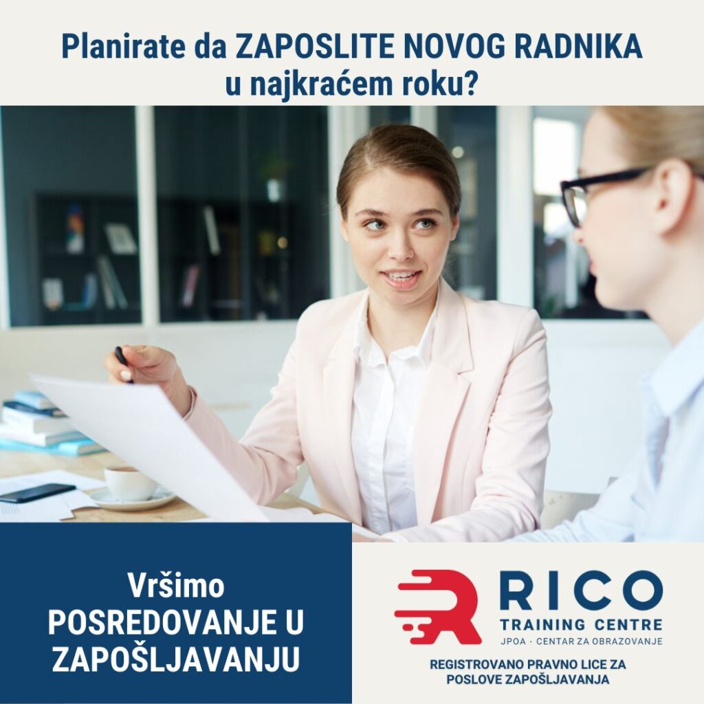 posredovanje u zapošljavanju