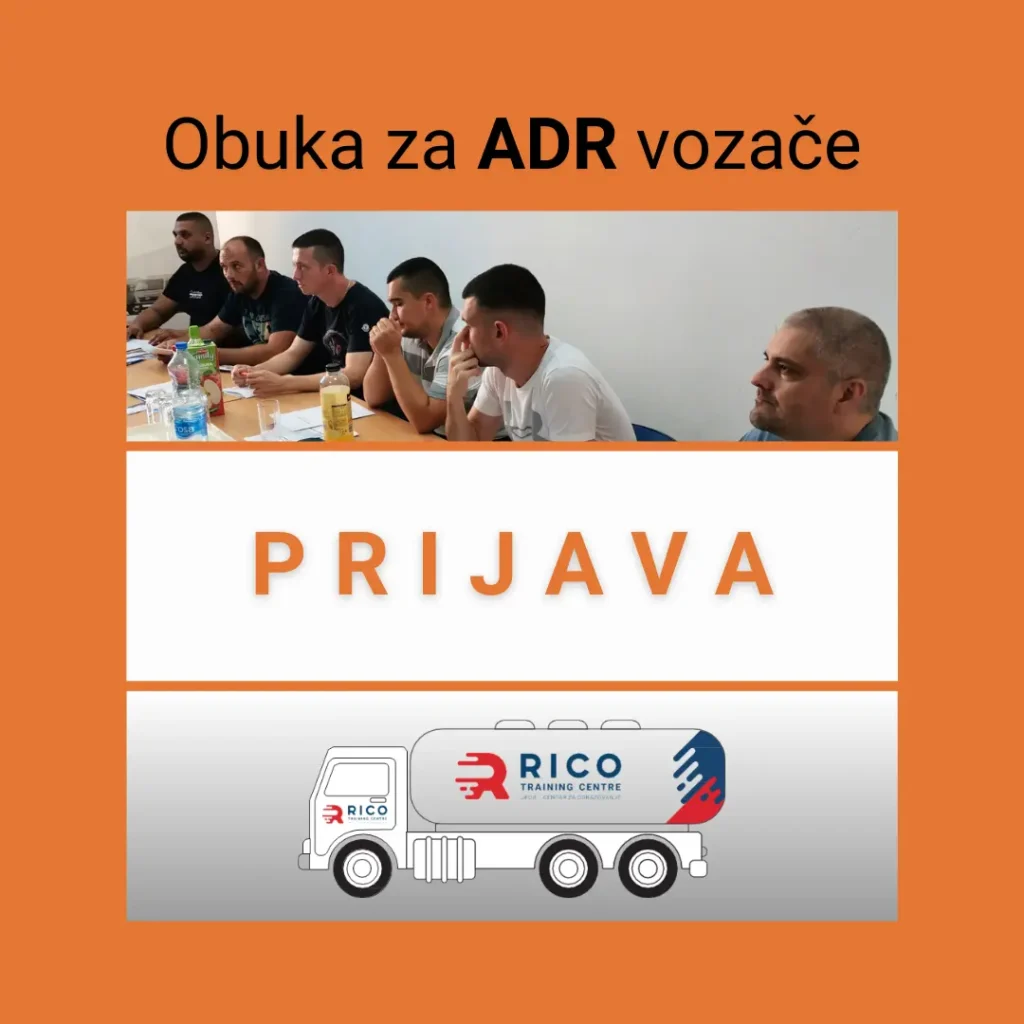 Obuka za ADR vozače - mart 2025.