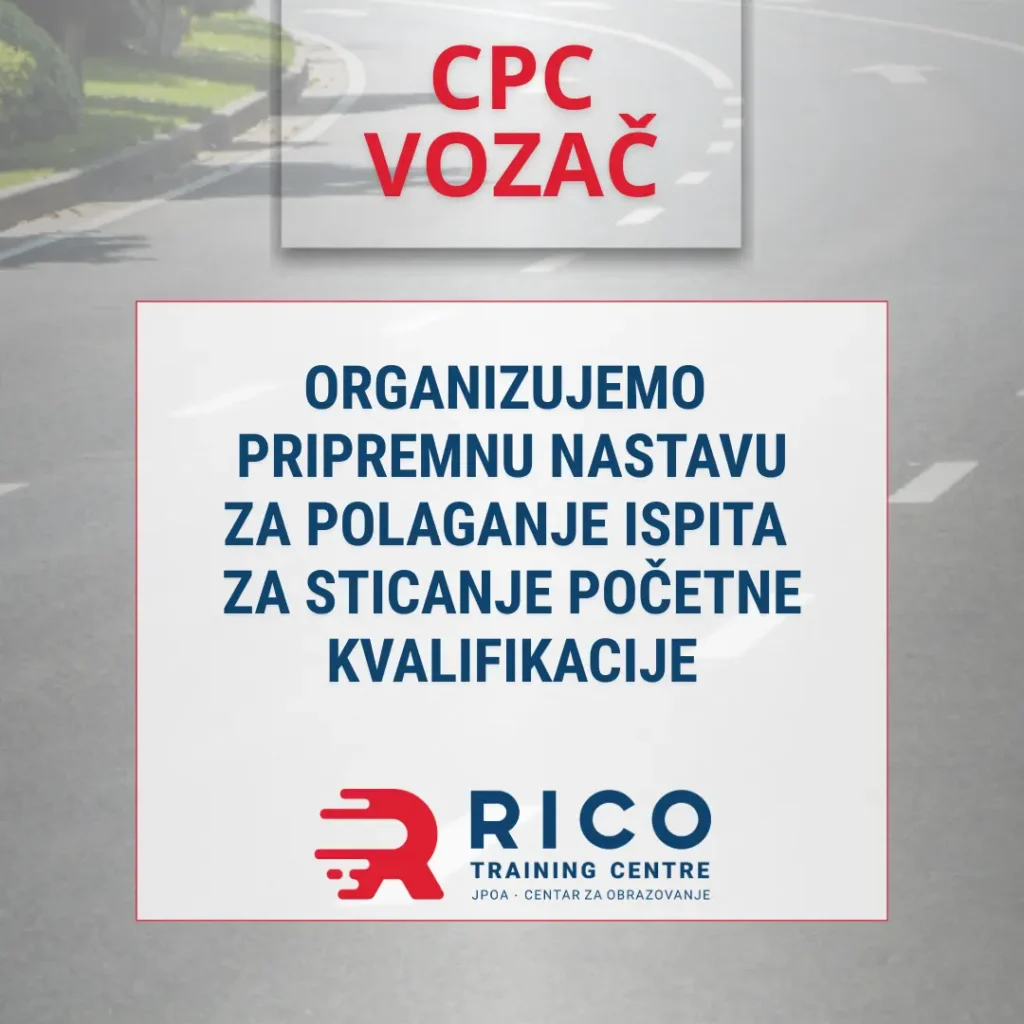 Stručna priprema za CPC vozače