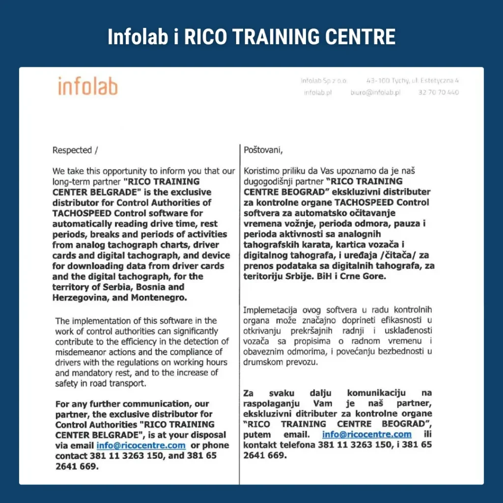 Tachospeed Expert Control