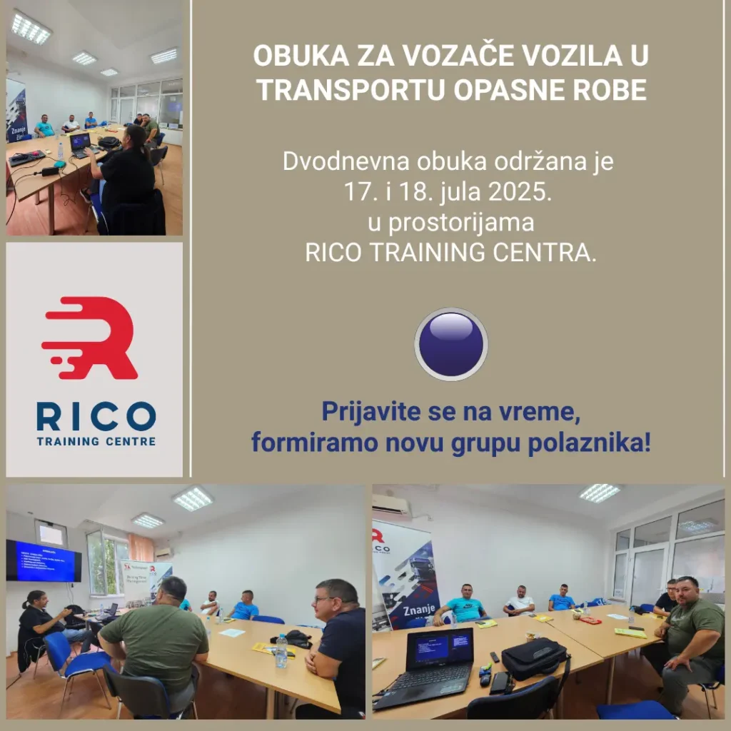 Održana OBUKA ZA ADR VOZAČE